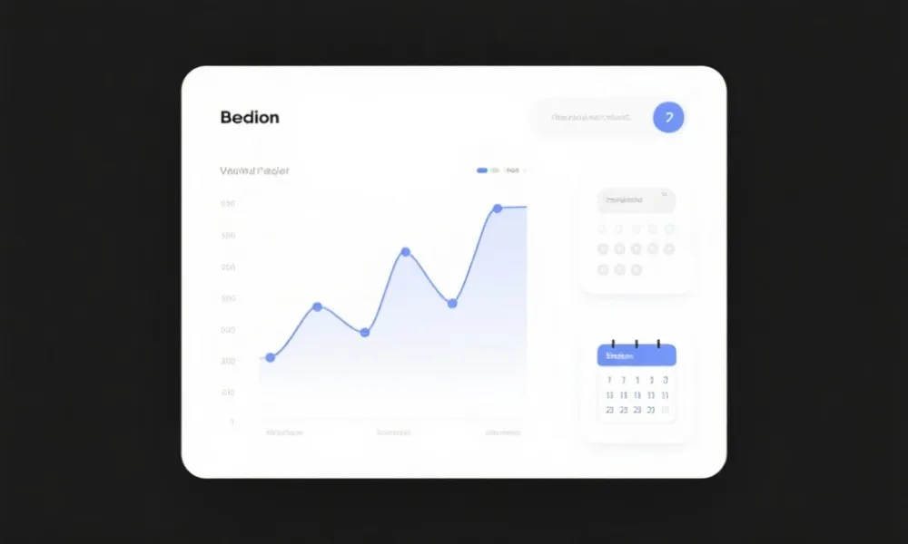 数据同步与日历说明插画