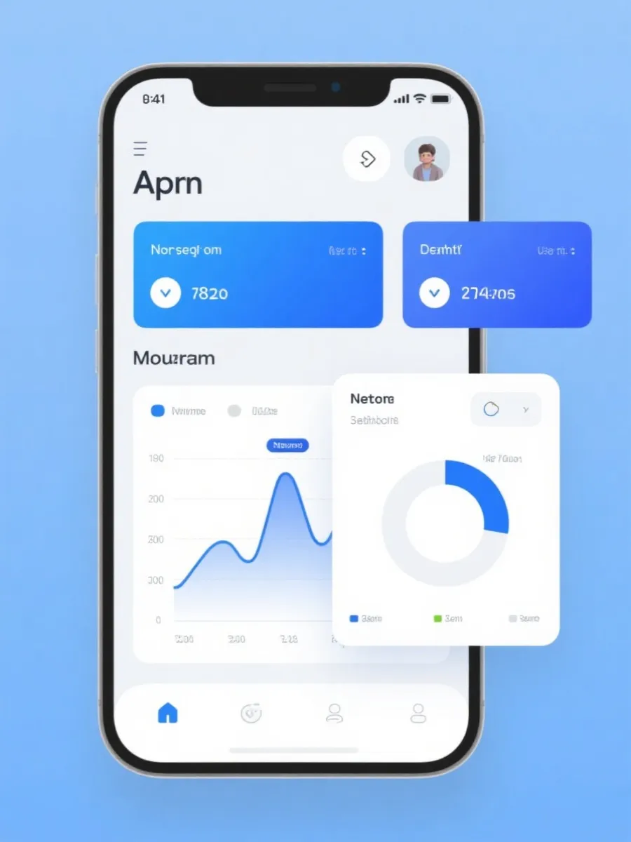 七星彩APP界面示意图